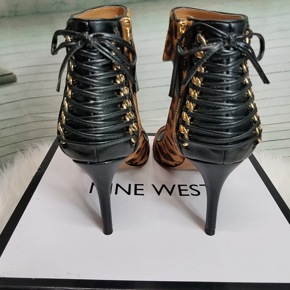 Nine west calf hair heels size 7 1/2 - Picture 2 of 8